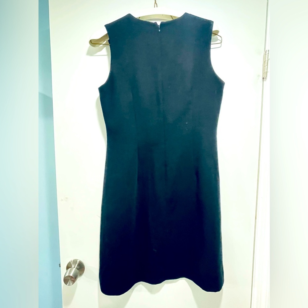 Outfit JPR Women Size 12 Black Sleeveless Zip Sheath Lined Dress